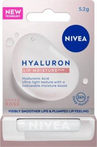 Nivea Hyaluron Lip Moisture Plus nawilżający balsam do ust Rose 5.2g 1