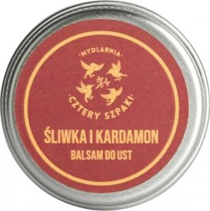 Mydlarnia Cztery Szpaki MYDLARNIA CZTERY SZPAKI Balsam do ust Śliwka i Kardamon 15ml 1