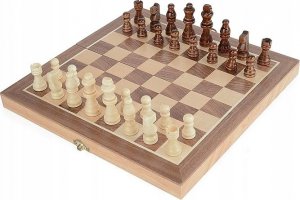 ER4 SZACHY DREWNIANE WE WKŁADCE NA PREZENT TURNIEJOWE 16