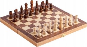 ER4 SZACHY DREWNIANE WE WKŁADCE NA PREZENT TURNIEJOWE 2