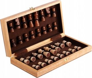 ER4 SZACHY DREWNIANE WE WKŁADCE NA PREZENT TURNIEJOWE 4