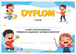 LearnHow Dyplom konkursowy plastyczny 10szt 2