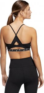 Adidas Stanik sportowy adidas Aeroreact Training Light-Support 3-Stripes Bra czarny HC7862 XSAC 4