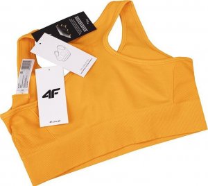 4f Stanik sportowy F116 pomarańczowy 4FWSS24USBAF116 70S XS/S 5