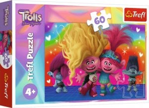 Trefl Puzzle 60el Przyjacielskie Trolle Trolls 3 17386 Trefl 1