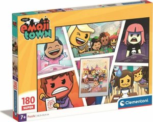 Clementoni Puzzle SuperEmojii Town 180 elementów (29067) 1