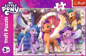 Trefl PUZZLE 24EL TREFL MAXI MLP WESOLY DZIEN KUCYKOW8 4