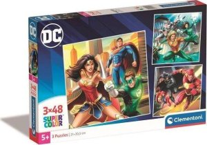 Clementoni Clementoni Puzzle 3x48el SuperColor square DC COMICS Justice League 25296 1