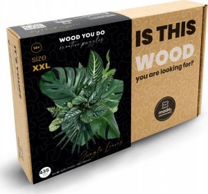 WOOD YOU DO Puzzle drewniane Liście Dżungli | Jungle Leaves | 435 elementów | XXL 6
