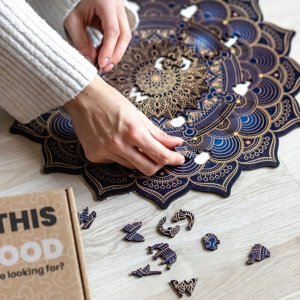 WOOD YOU DO Puzzle drewniane Liście Dżungli | Jungle Leaves | 435 elementów | XXL 10