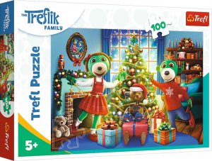 Trefl PUZZLE 100EL TREFL ZIMOWE TREFLIKI PUD12 4
