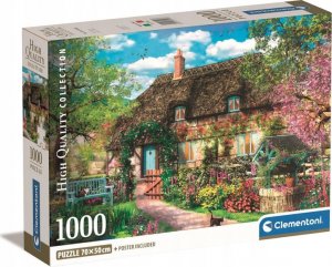 Clementoni CLE puzzle 1000 Compact The Old Cottage 39908 1