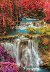 Clementoni CLE puzzle 1000 HQ Colourful Thai falls 39821 1