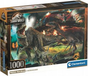 Clementoni CLE puzzle 1000 Compact Jurassic World 39856 1