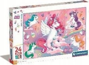 Clementoni CLE puzzle 24 maxi Noli Jolly Unicorn 28525 1