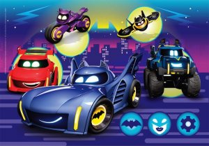 Clementoni Clementoni Puzzle 2x20el SuperColor Batwheels 24806 2