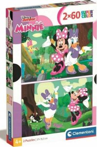 Clementoni Puzzle SuperColor Minnie Mouse 2x60 elementów (24815) 1