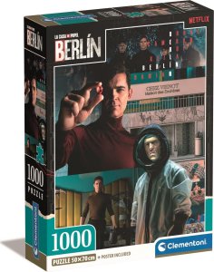 Clementoni Puzzle Compact Dom z papieru - Berlin 1000 elementów (39850) 1