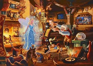 Schmidt Spiele Schmidt Spiele Thomas Kinkade Studios: Disney Dreams Collection - Geppetto's Pinocchio, Puzzle (1000 Pieces) 2