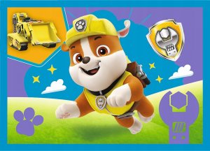 Trefl Puzzle 4w1 Biegnące pieski Psy Patrol (Paw Patrol) 2
