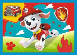 Trefl Puzzle 4w1 Biegnące pieski Psy Patrol (Paw Patrol) 3