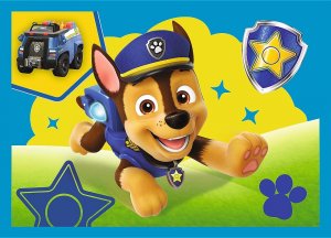 Trefl Puzzle 4w1 Biegnące pieski Psy Patrol (Paw Patrol) 5