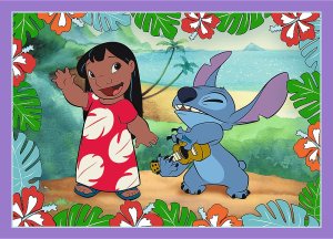 Trefl Puzzle 4w1 Lilo & Stitch Szalony dzień - łącznie 207 elementów (34633) 3