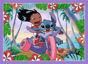 Trefl Puzzle 4w1 Lilo & Stitch Szalony dzień - łącznie 207 elementów (34633) 4