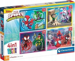 Clementoni PUZZLE 4W1 CLM 21528 SPIDEY PUD 1