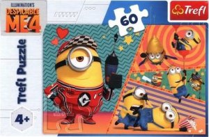 Trefl Puzzle 60 elementów Wesołe Minionki Trefl 3