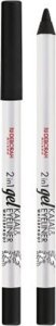 Deborah Deborah, Deborah, Waterproof, Eyeshadow & Kajal Eyeliner 2-In-1, Black For Women 1