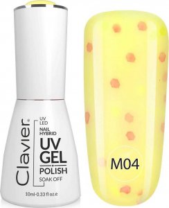 Clavier Luxury Multi Flavours lakier hybrydowy do paznokci M04 Lemon Curd 10ml 1