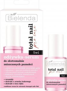 Bielenda Bielenda Total Nail Pro-Care odżywka-serum do ekstremalnie zniszczonych paznokci 5w1 10ml 1