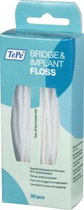 TePe Bridge & Implant Floss nić dentystyczna 30szt 1