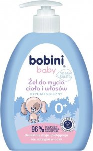 Bobini Bobini Baby żel do mycia ciała i włosów hypoalergiczny 300ml 1