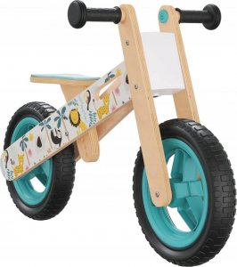 vidaXL Rowerek biegowy dla dzieci, niebieski z nadrukiem 1