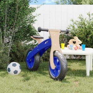 vidaXL Rowerek biegowy dla dzieci, opony pneumatyczne, niebieski Lumarko! 1