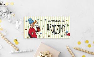 HENRY Zaproszenie Urodziny - Chłopak (5szt) 2