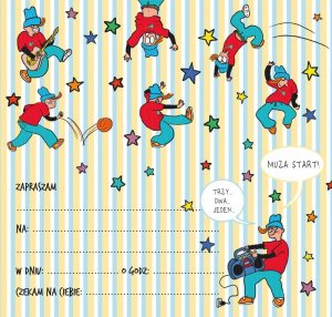 HENRY Zaproszenie Urodziny - Chłopak (5szt) 3