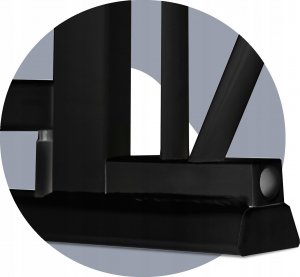 Triton Bramka ochronna Truus Slim Black Onyx 3