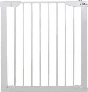 Max4b Bramka barierka ochronna zabezpieczająca drzwi schody HANKSKIDS rozporowa 75-82cm - biała 2