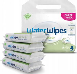 WaterWipes WaterWipes, BIO, Chusteczki nawilżane wodne Soapberry KIDS, 60szt.x4, PL (CZTEROPAK) 4-pack x3, PL, KARTON 6