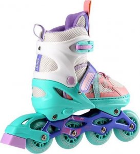 Rolki Nils Extreme NJ1828A rekreacyjne regulowane miętowe r. 39-42 2