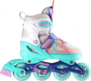 Rolki Nils Extreme NJ1828A rekreacyjne regulowane miętowe r. 39-42 3