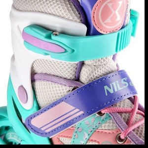 Rolki Nils Extreme NJ1828A rekreacyjne regulowane miętowe r. 39-42 5