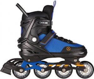 Rolki Triton NH18188A 2w1 CZARNO-POMARAŃCZOWE ROZM.L(39-43) ŁYŻWOROLKI Z WYM. PŁ. HOKEJOWĄ NILS EXTREME 6