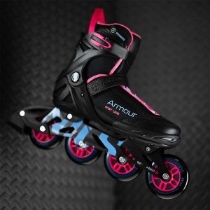 Rolki Nils Extreme Armour NA22151 rekreacyjne czarno-różowe r. 41 5