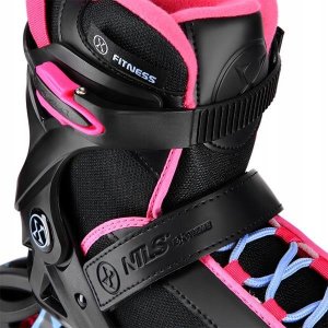 Rolki Nils Extreme Armour NA22151 rekreacyjne czarno-różowe r. 41 6