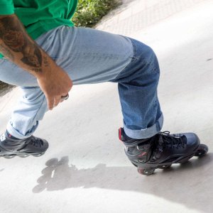 Rolki Rollerblade Rolki Rollerblade RB 80 Black Red 44,5 11