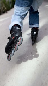 Rolki Rollerblade Rolki Rollerblade RB 80 Black Red 44,5 12